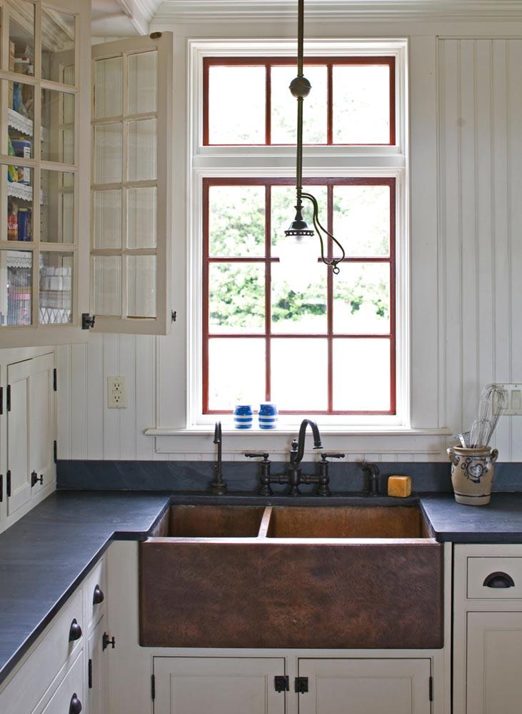 Window Replacement Ideas For Remodeling, Soapstone Farmhouse Sink
