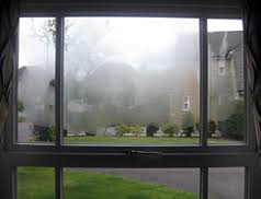 Foggy Windows with Condensation