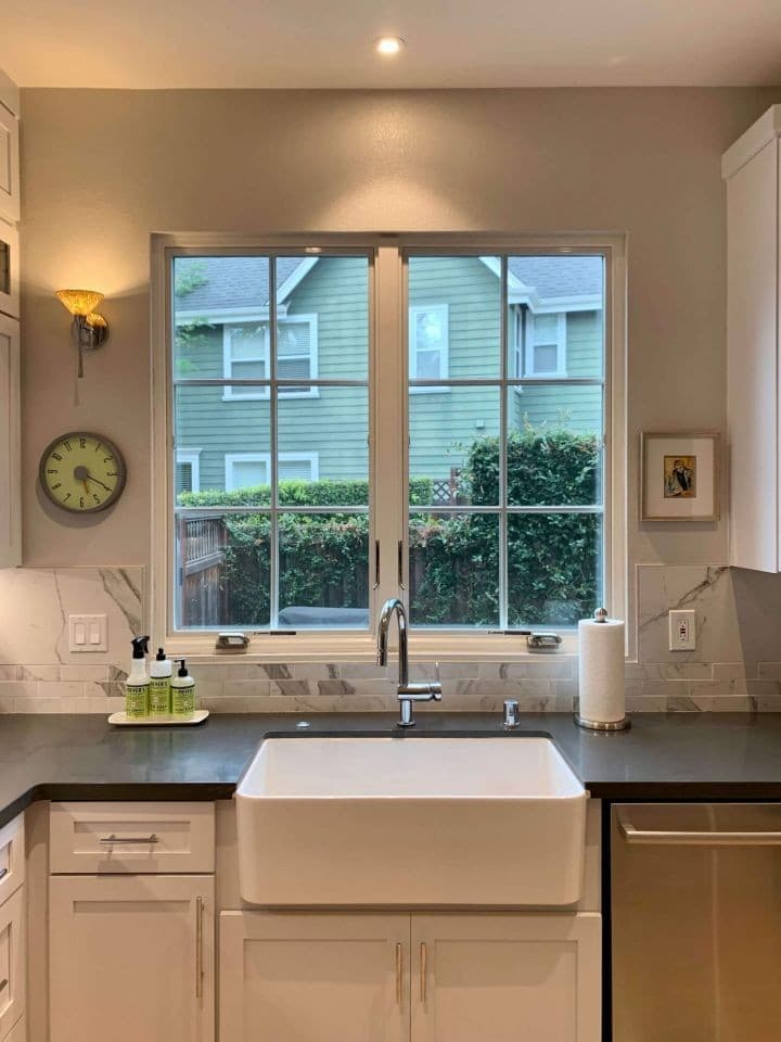 Kitchen window design, Sliding windows kitchen, Kitchen sink window