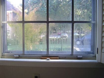 Drafty Old Windows Contribute to Fog, Condensation or Ice Build Up Inside