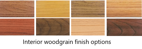 Vinyl Interior Woodgrain Finish Colors