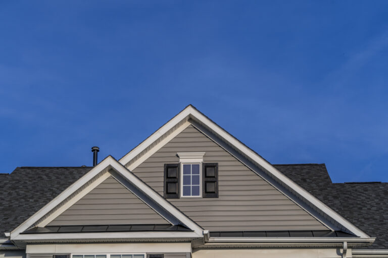 house with a single pane window